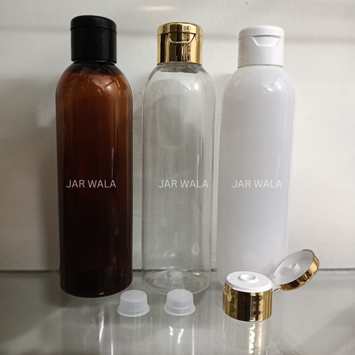 200ML PET AVON BOTTLE WITH FLIPTOP CAP AND INNER PLUG