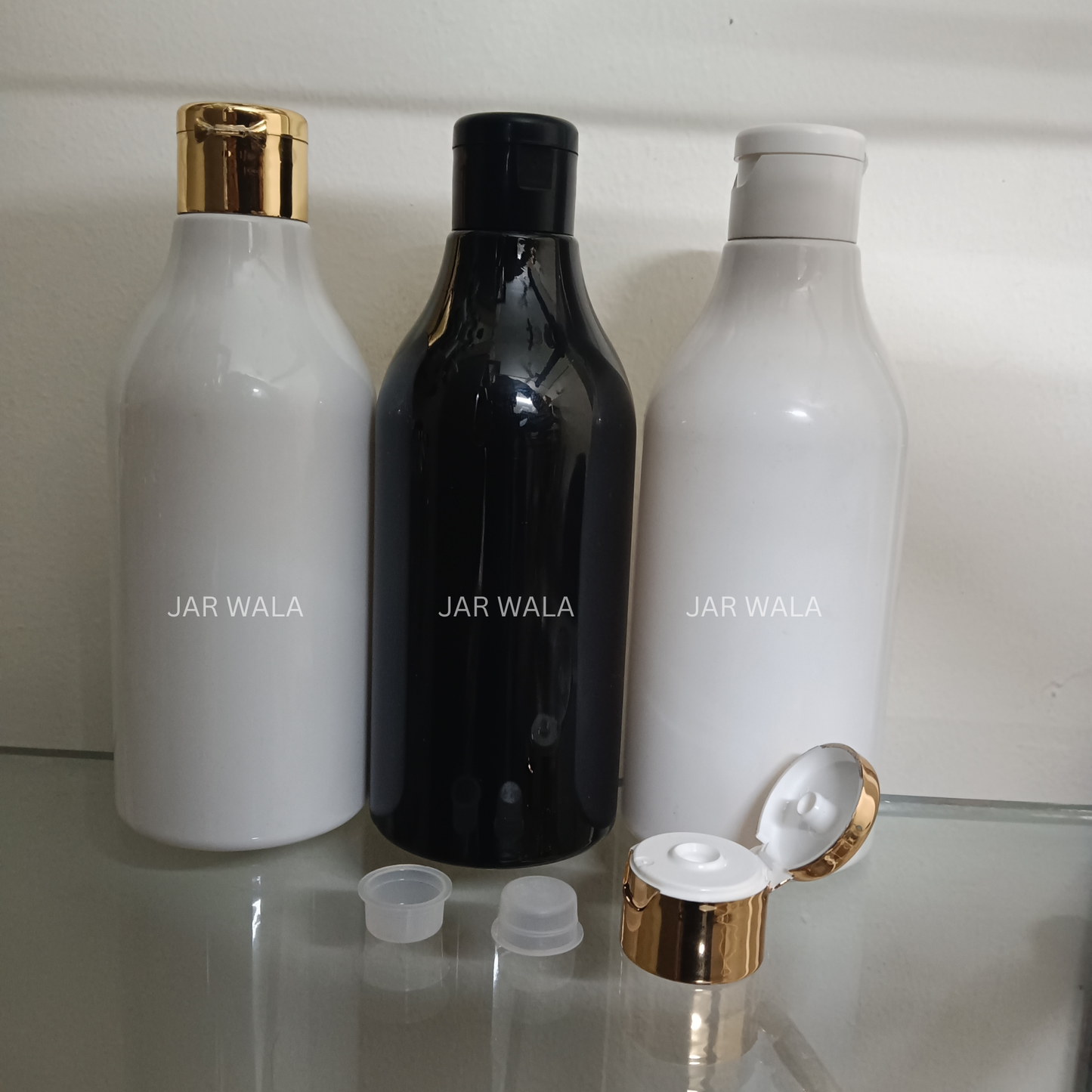 300ML PET NUTRI BOTTLE WITH FLIPTOP CAP AND INNER PLUG