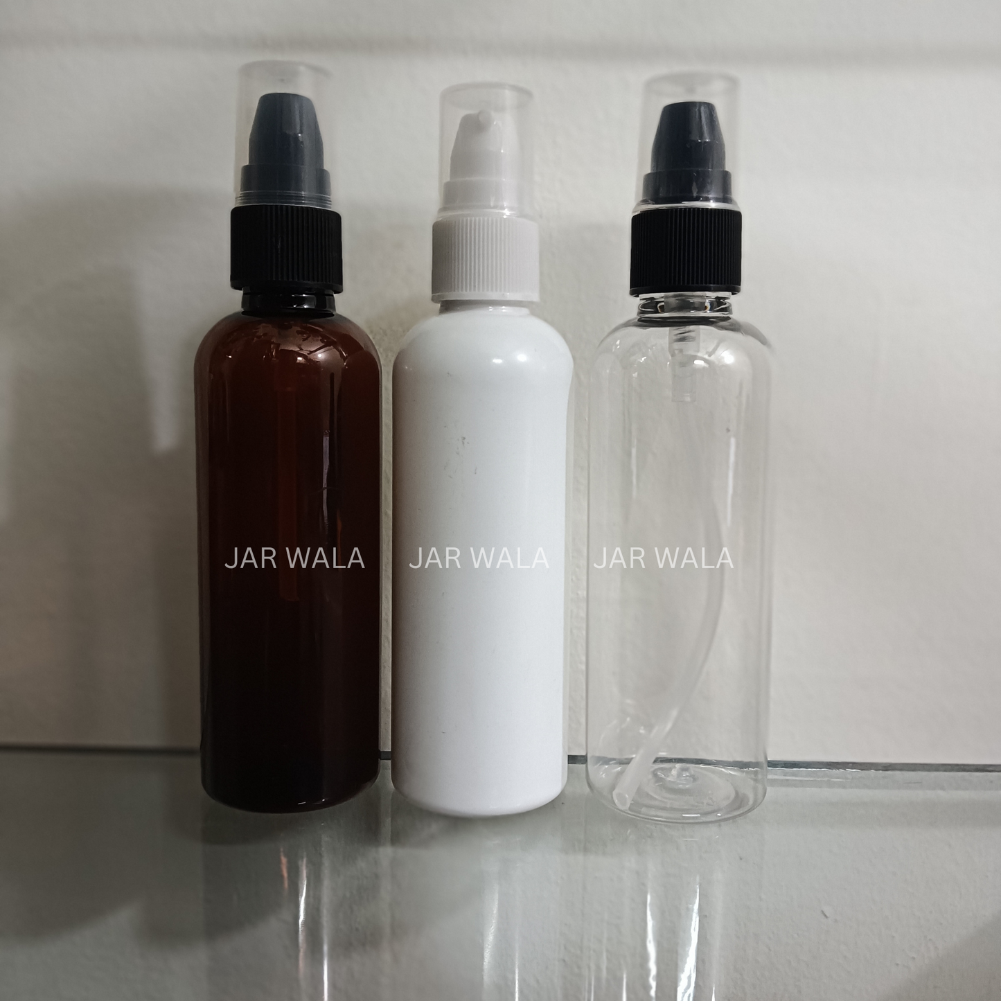100ML PET AVON  BOTTLE  WITH CREAM PUMP