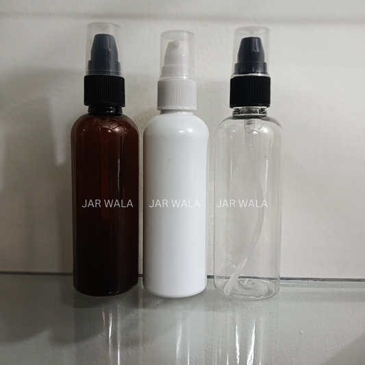 100ML PET AVON  BOTTLE  WITH CREAM PUMP