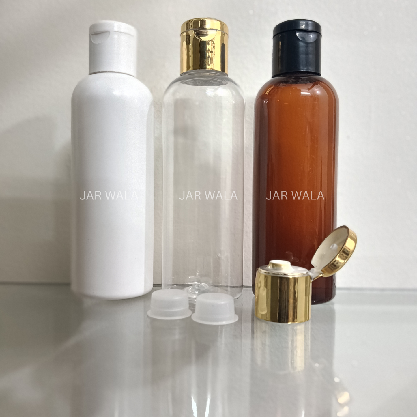 100ML PET AVON  BOTTLE  WITH FLIPTOP CAP AND INNER PLUG