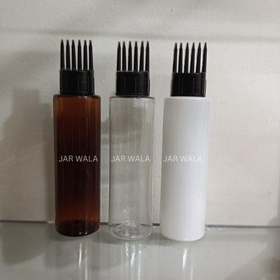 100ML PET SLEEK  BOTTLE  WITH COMB APPLICATOR