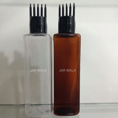 100ML PET SQUARE  BOTTLE  WITH COMB APPLICATOR