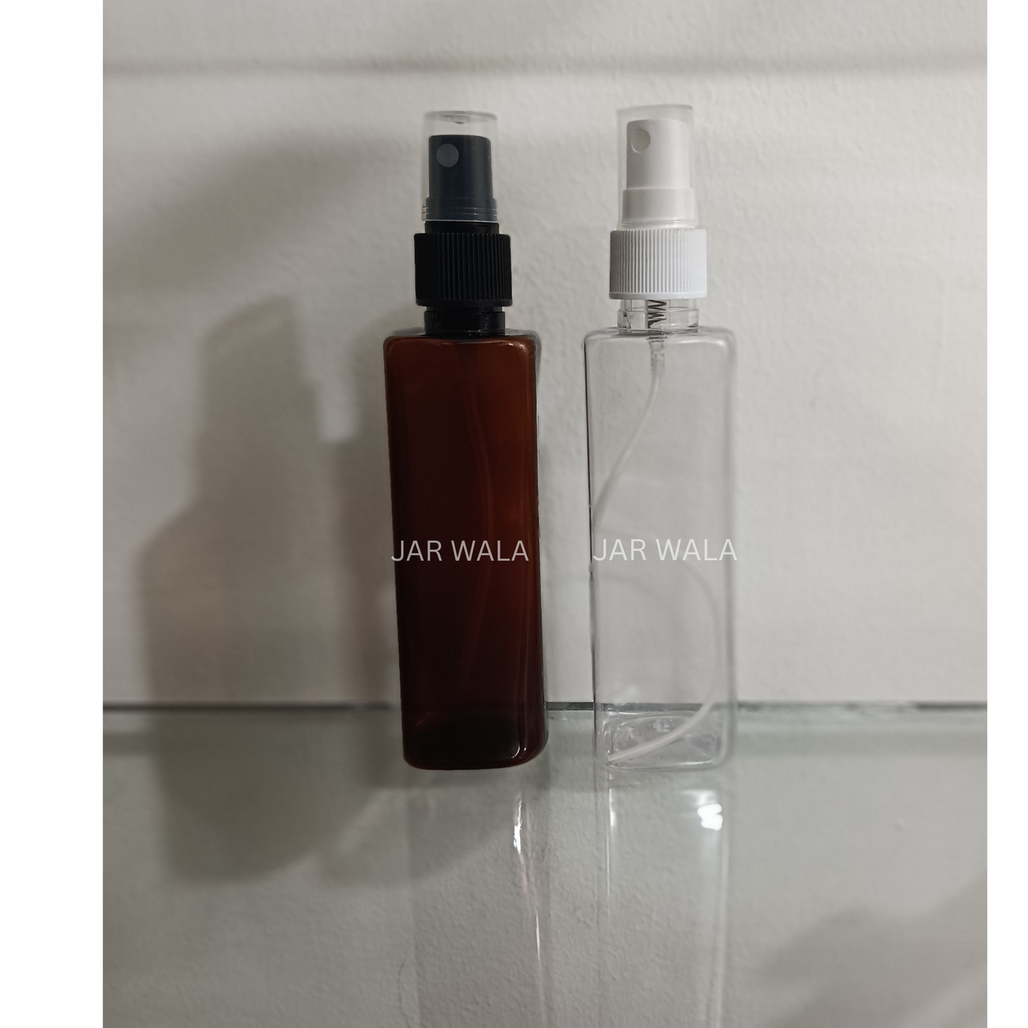 100ML PET SQUARE  BOTTLE  WITH MIST SPRAY