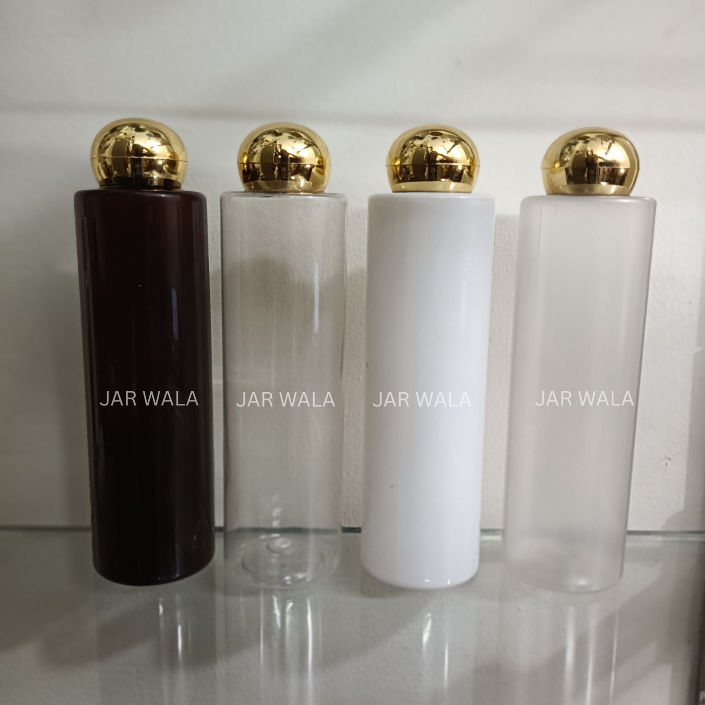200ML PET SLEEK  BOTTLE WITH DOME CAP