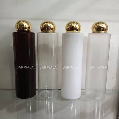 200ML PET SLEEK  BOTTLE WITH DOME CAP