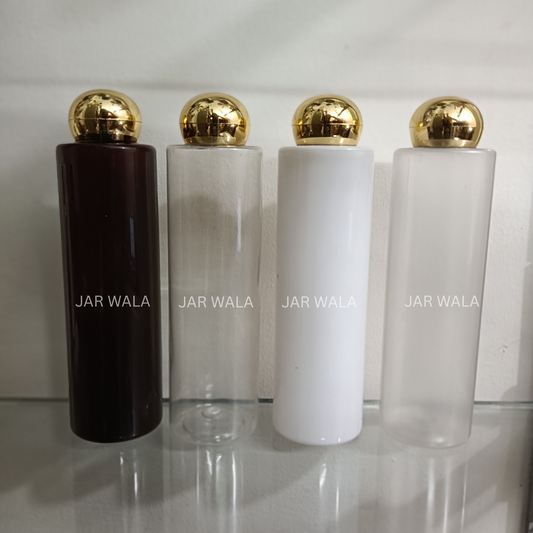 200ML PET SLEEK  BOTTLE WITH DOME CAP