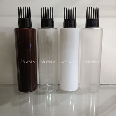 200ML PET SLEEK  BOTTLE WITH COMB APPLICATOR