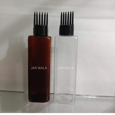 200ML PET SQUARE  BOTTLE WITH COMB APPLICATOR