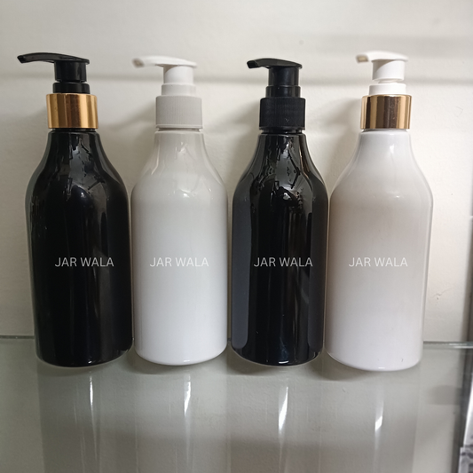 300ML PET NUTRI  BOTTLE WITH DISPENSER PUMP
