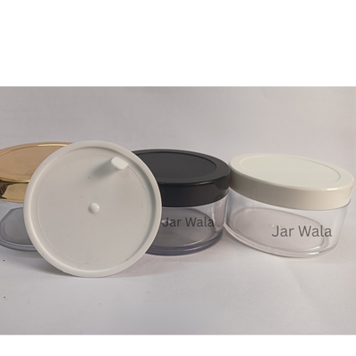 50GM ACRYLIC SAN JAR WITH CAP AND INNER PLUG/LID