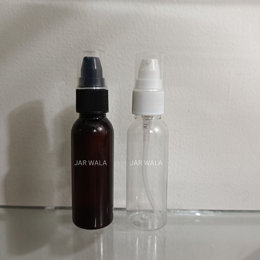 50ML PET AVON BOTTLE WITH CREAM PUMP