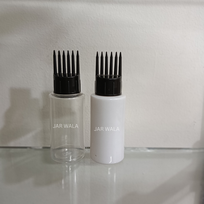 60ML PET SLEEK BOTTLE WITH COMB APPLICATOR