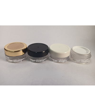 8GM ACRYLIC SAN JAR WITH CAP AND INNER PLUG/LID